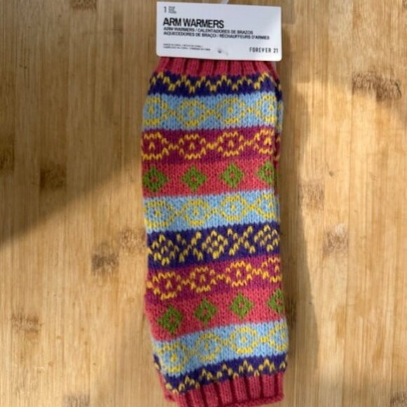 Retro Boho Fair Isle Arm Warmer - Picture 2 of 16